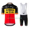 Combinaison Cycliste + Cuissard à Bretelles 2020 Team Jumbo-Visma Championnats de Belgique N001